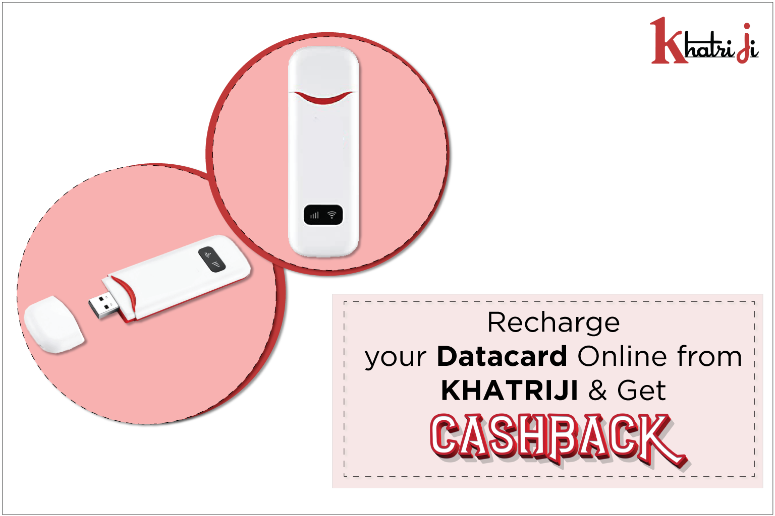 Recharge Your Datacard from Khatriji and Get Cashback too Khatriji