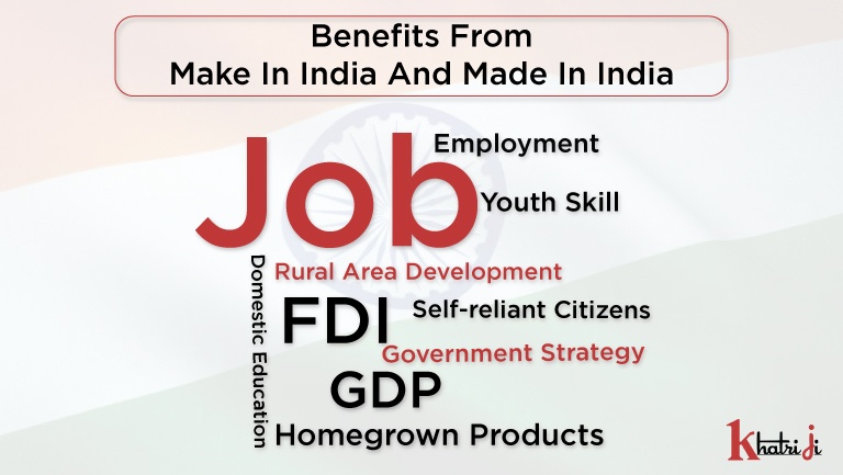 Benefits from Make in India and Made in India