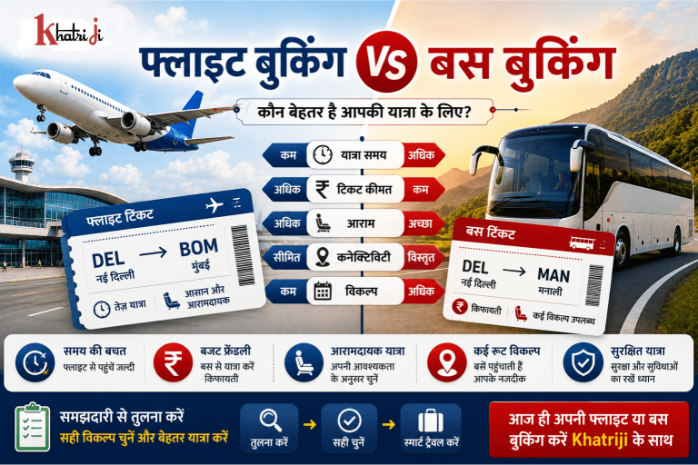 Flight Booking vs Bus Booking