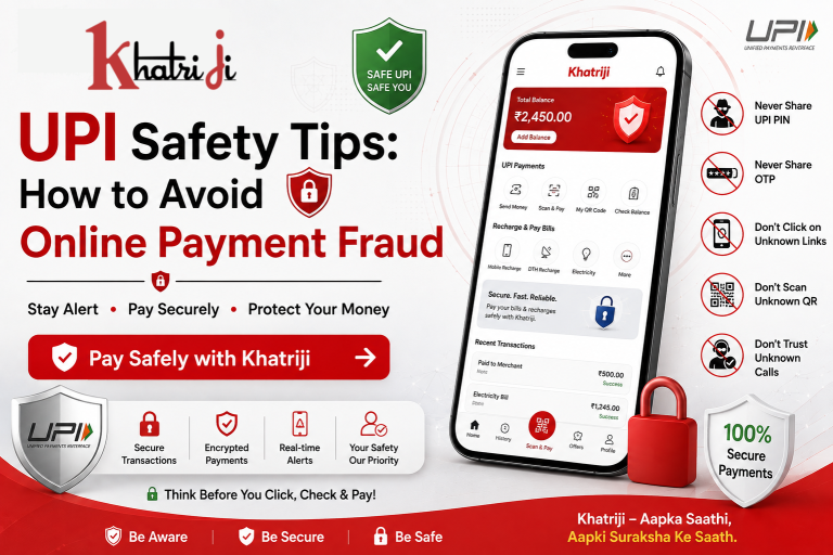 UPI Safety Tips to Avoid Online Payment Fraud using the Khatriji App