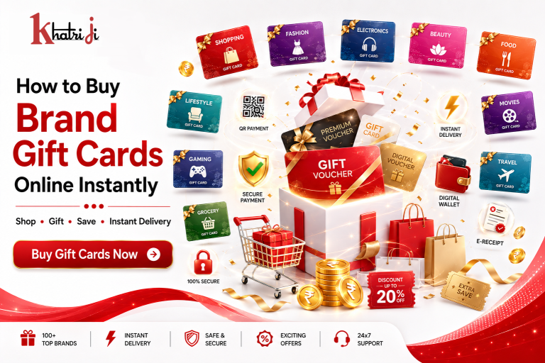 Buy Brand Gift Cards Online Instantly with the Khatriji App – Instant Digital Gift Voucher Delivery