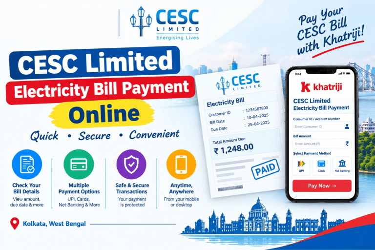 CESC Limited electricity bill payment online through Khatriji