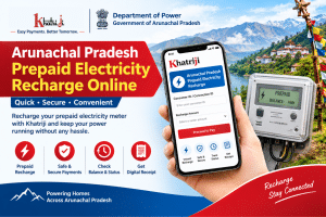 Arunachal Pradesh prepaid electricity recharge online with Khatriji